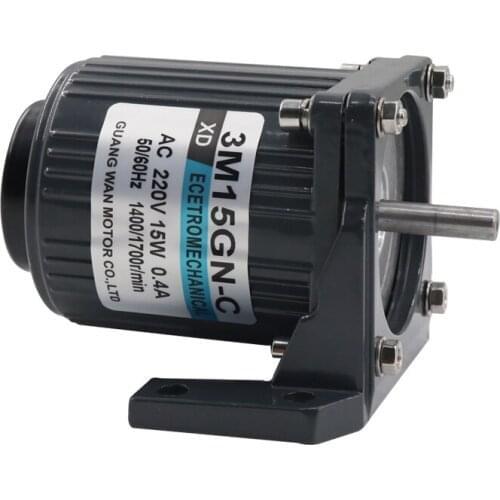220V AC motor, 15W speed motor, 1400-2800RPM high speed miniature single-phase CW/CCW small motor,With AC speed regulator