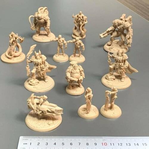 Lots Golden Wars Warrior Figure Tempore Board Game Miniatues Role Playing Collectibles