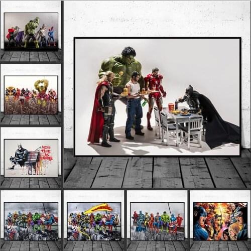 Marvel Movie Avengers 5D Diamond Painting Cross Stitch Kits Mosaic Captain America Iron Man Diamond Embroidery Full Home Decor