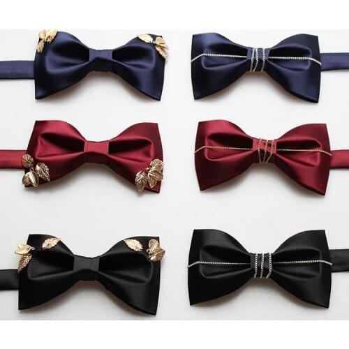 Chinese Traditional Style Double Happiness Printed Bowties for Mens Suit Bridegroom Wedding Gravatas Bow Ties Adult Bow Tie
