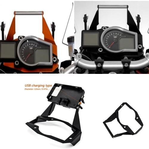 For 1050 1090 1190 adventure adv motorcycle smartphone mounting bracket gps phone clip navigation bracket