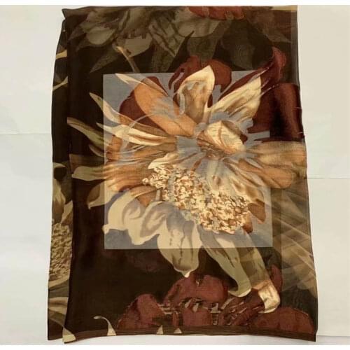 /CWQ) African printed lace fabric 2020 high quality lace pure silk Chiffon fabric robe satin french lace fabric 5yard/ lot! (04