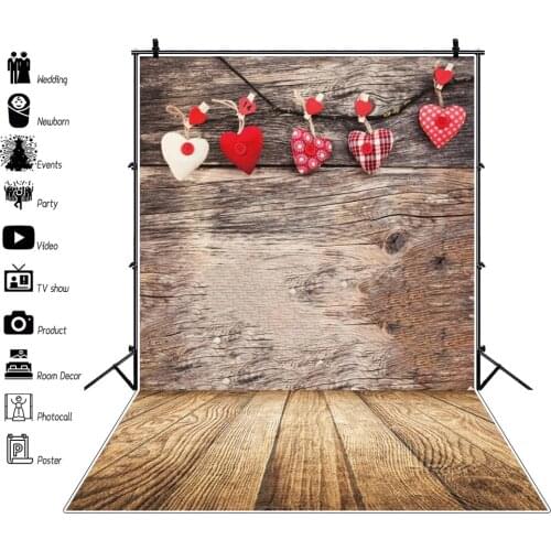 Laeacco Old Wooden Boards Photo Background Christmas Child Portrait Toy Photocall Poster Plank Texture Floor Photograph Backdrop