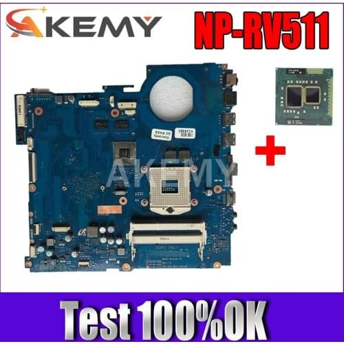 Akemy For Samsung RV511 NP-RV511 Laptop Motherboard HM55 DDR3 GT315M Video card BA92-07405A BA92-07405B BA41-01423A 15.6 Inch