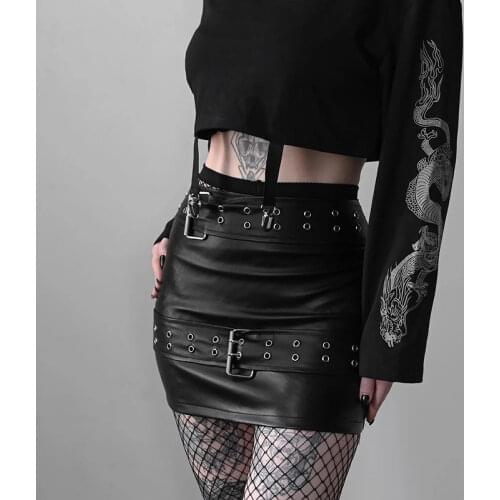 MIKYO & MLD Women's Leather Skirts