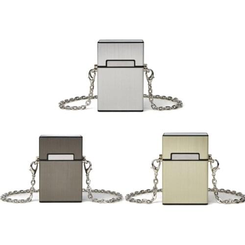 Fashion Creative Chains Box Women Shoulder Bags Designer Case Shape Crossbody Bag Lady Funny Small Purse Chic Female Wallet