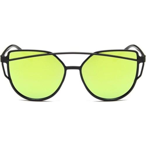 Fashion Round Mirror Sunglasses Women Female Trend Transparent Color Personality Eyeglasses Street Shooting Catwalk Glasses Top