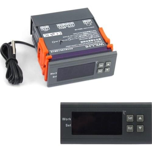 Original WH7016C 110V 10A PID Digital Temperature Controller Thermocouple -58~194 Fahrenheit with Sensor