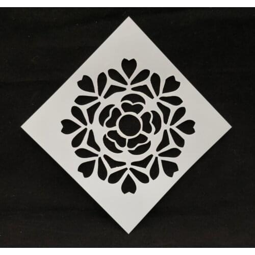 Retro flower Layering Stencils Drawing Color Spray stencil DIY Scrapbook photo album Decorative Embossing DIY Card Crafts