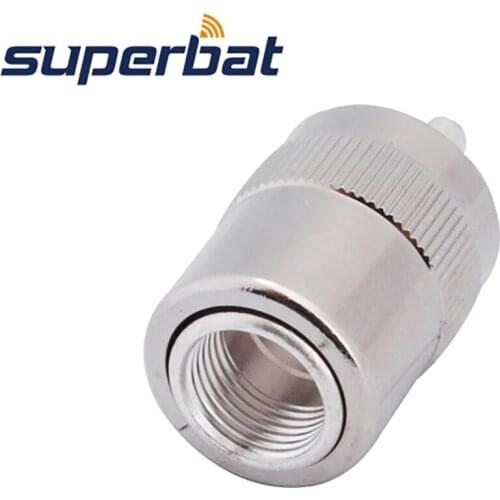 Superbat 10pcs UHF Twist-on Plug RF Coaxial Connector for RG8 RG213 RG214 LMR400 Cable