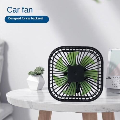 USB car seat back fan cooling rear exhaust fan 5V cooling fan student car home dual-use desktop