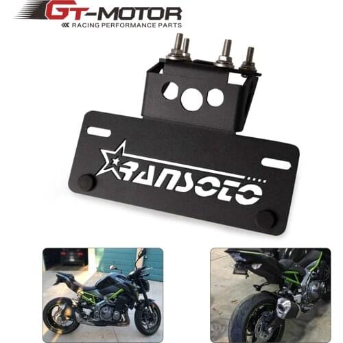 Motorcycle Fender Eliminator License Plate Frame Bracket License Holder For KAWASAKI Z900 Z 900 2017 2018 2019 2020