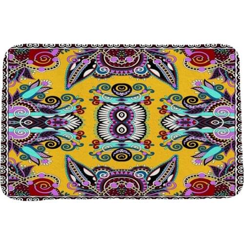Ethnic Style National Customs Rug Hallway Carpets and Rugs for Bedroom Living Room Carpet Kitchen Bathroom Anti-Slip Floor Mats