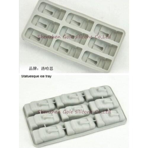 200pcs/lot Statues Mold Silicone Mold Cooking Tools Cookie Cutter Ice Molds Ice Trays Ice Cream Tools Ice Cube Tray Silicone