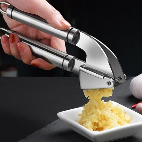 304 stainless steel garlic press garlic masher kitchen manual garlic press artifact kitchen gadgets