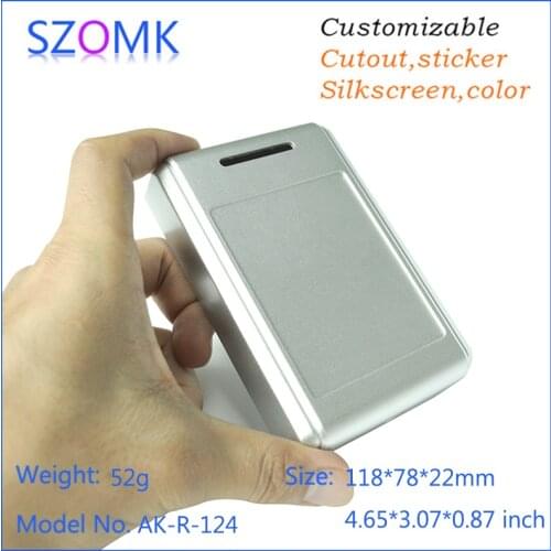 4 pieces, 118*78*22mm plastic enclosure for electronics project RFID housing distribution box high quality abs plastic box