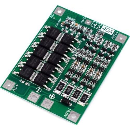 4S Li-Ion Lithium Battery 18650 Charger PCB BMS Protection Board Lipo Mobile Module With Balanced Startable Drill 40A Current