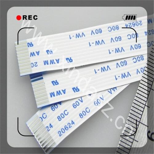 50pcs/lot) AWM 20624 80C 60V VW-1 1mm pitch 11 pines same direction 200mm long Electronic Flexible Flat FFC Ribbon Cable