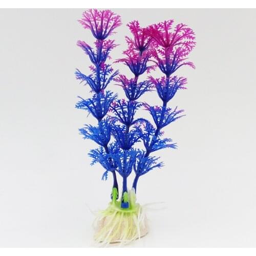 6 Pcs/lot Aquarium Plastic Underwater Plants Fish Tank Artificial Plants Aquario Ornament Landscape Decor Grass