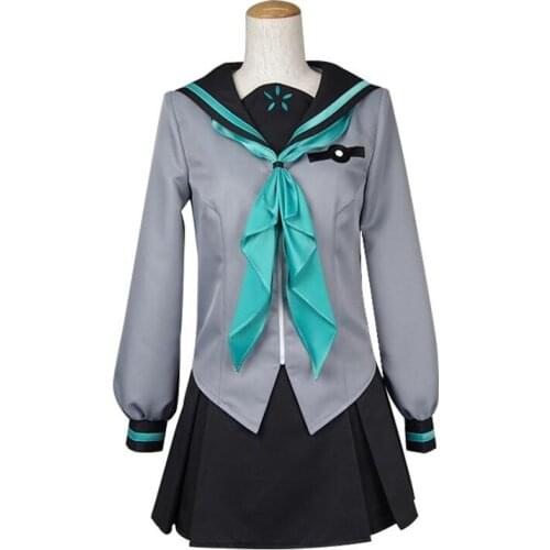 Anime Cosplay Seraph of the end Hiiragi Shinoa Sailor suit Uniform Cosplay Costumes