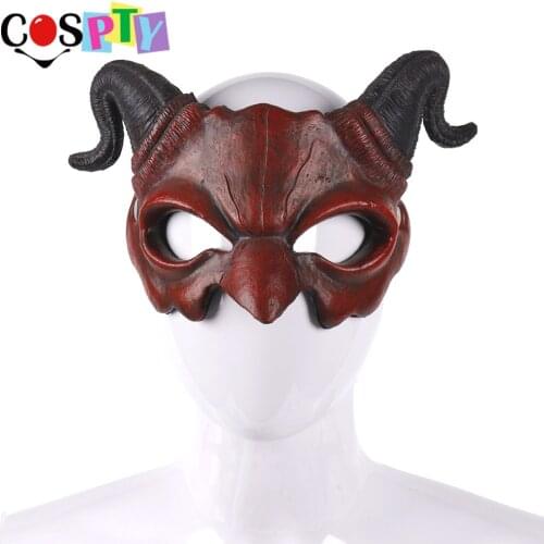 Cospty Mascaras Para Diwali Masker Carnaval Demon Maske Latex Crossdresser Horror Monster Voldemort Devil Mask