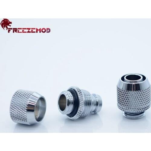 FREEZEMOD 8*12mmBrass Soft Tube Fitting, PVC Tube Silicone Tube 8*12mm Connection MOD Computer Water Cooler HRGKN-B2H