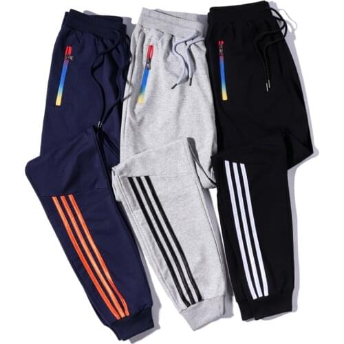 Zipper Pocket Pants Mens Student Mens Casual Large Size Loose Sports Running Trousers Jogging Pants Sweatpants Mens Joggers