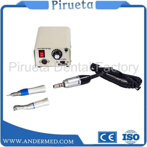 220V / 110V STRONG 90 + E102S E-Type Motor & low speed Handpiece Electric Micromotor 35000 RPM for Laboratory, Industry, Beauty