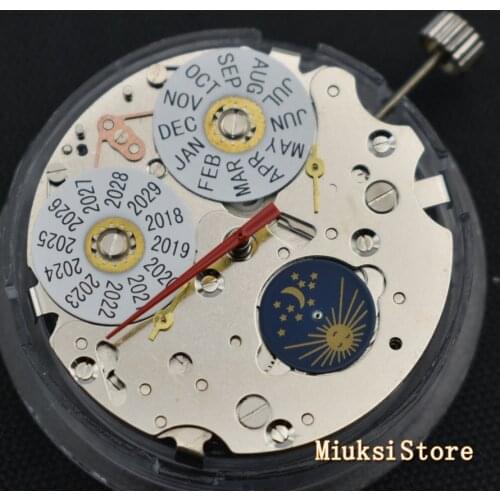 Sea gull ST1655 Automatic Mechanical Movement Moon Phase Day Date Mens Movement