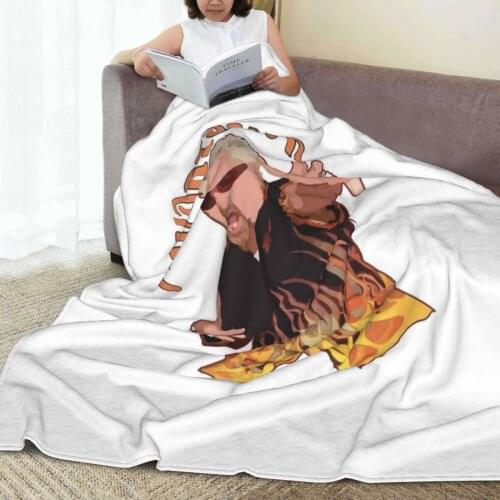 Soft warm flannel Guy Fieri Flavortown blanket Funny Meme blankets for airplane travel Bedspread Wrap