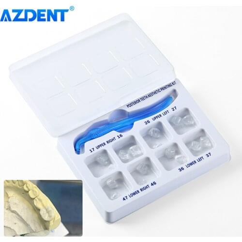 AZDENT Dental Posterior Teeth Aesthetic Printing Kit