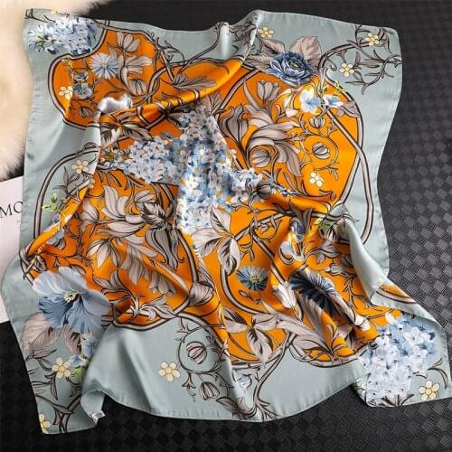 KOI LEAPING New fashion popular soft scarf flower printing scarf shawl decorative headscarf Variety shawl hot sale gift