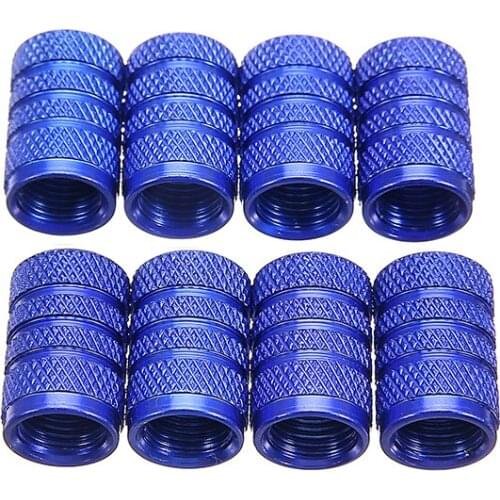 Durable 8pcs Aluminum Car Wheel Air Valve Caps Auto Motorcycle Airtight Tyre Tire Valve Cap Cover Universal