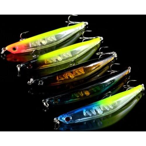 Bionic Pencil 9cm/8g Anti-Corrosion Fishing Lure Hard Bait 3D Eyes Diving Depth 0.5-2M Plastic High Quality Fishing Bait