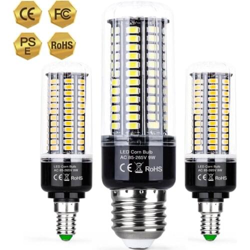 E27 LED Lamp E14 LED Bulb SMD5736 220V Corn Bulb Chandelier Candle Light For Home Decoration
