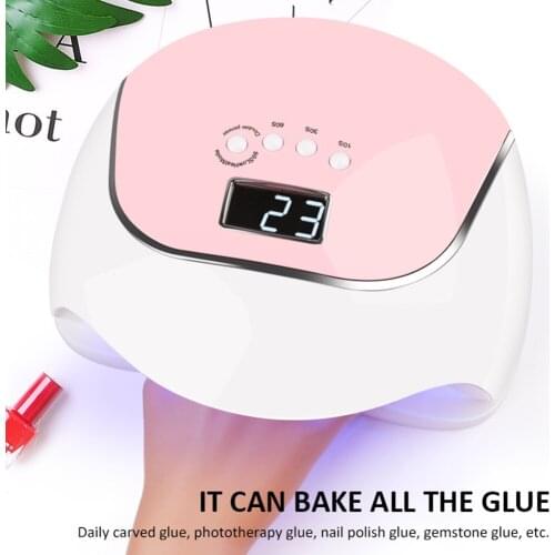 120W LED UV Lamp Nail Polish Gel Quick Dryer Manicure Phototherapy Machine