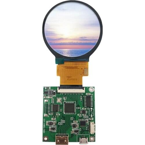 2.1" 480X480 Round Circle HDMI-compatible to RGB IPS LCD Module Monitor Screen with USB