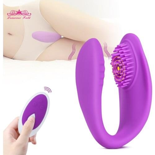 3 type U Vibrator sex toys for woman Clitoris Stimulator 10 Speed G-Spot Dual Vibrator For women Sex Toys for Couple Sex Product