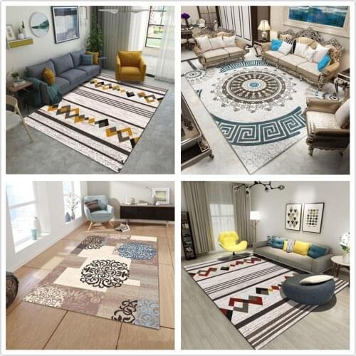 Nordic Style Geometric pattern 3D Carpets for Living Room Bedroom Area Rugs Hallway Kitchen Antslip Floor Mat Home Decor carpet