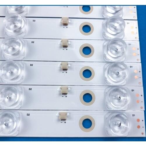 5set=60pcs LED backlight strip for TX-48AX630B TX-48AX630E TX-48AXW634 480TV05 480TV06 V2 R L