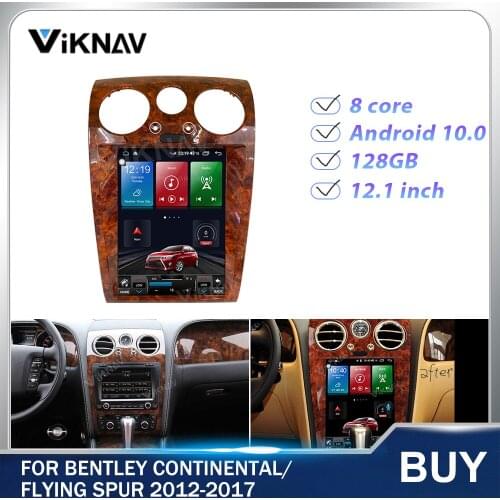 Android Vertical Screen Car Radio GPS Navi Heat Unit for Bentley Continental Flying Spur 2012 2013-2017 Multimedia Player Stereo
