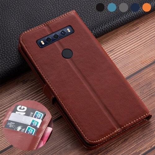 Leather Flip Book Case On TCL 10 SE 6.52in Cases Back Cover Phone Case For tcl 10se 10 s e T766H T766U Stand holder Cover Coque