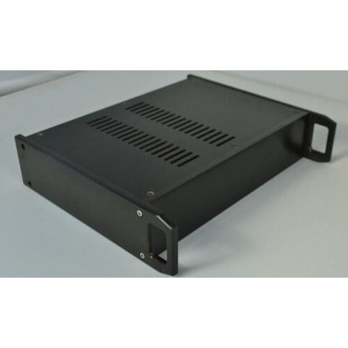 BZ3207B black chassis full Aluminum Preamplifier enclosure AMP BOX PSU CASE