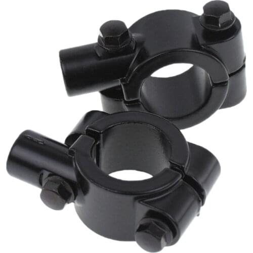 10mm Mirror Mount Holder Clamp On Adapter For Motorcycle 7/8" Handlebar