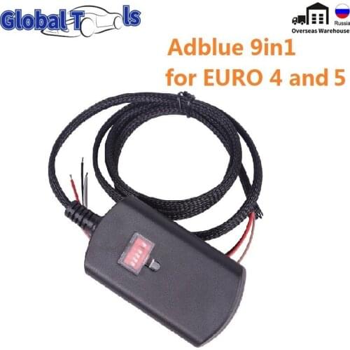 AdBlue 9IN1 Emulator System Box 9IN 1Full Chip Professional Adblue 8IN1 For 9 Trucks Ad Blue Emulator for Heavy Duty Trucks