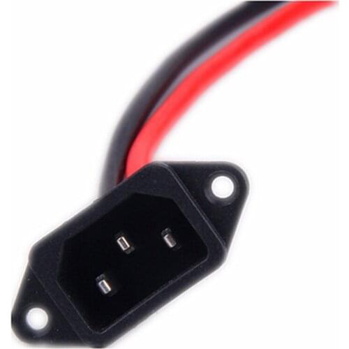 Ebike Charger Socket Charging Plug Power Hole Power Socket Square Hole Charging Port Electric Remodel Accessories Wrie 20CM