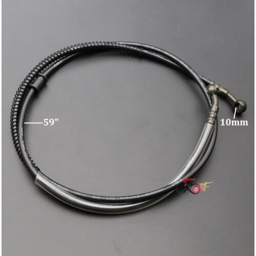 59" HYDRAULIC BRAKE HOSE LINE 10MM BANJO CONNECT SCOOTER ATV DIRT BIKE GO KART