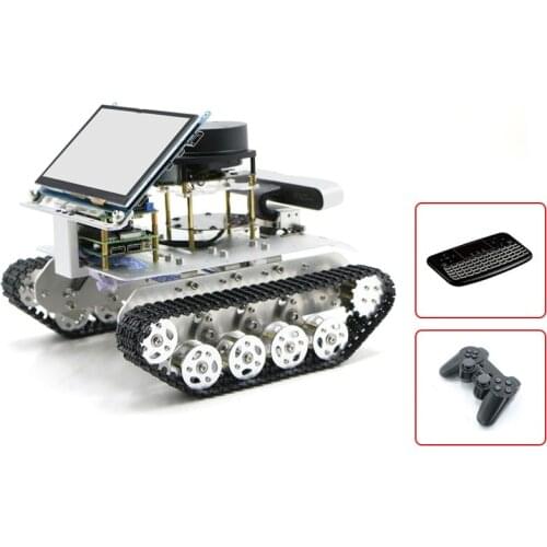Tracked Vehicle ROS Car Robotic Car w/ Touch Screen A1 Customized Radar Jetson Nano B01 4GB/Raspberry Pi 4B 2GB/4GB Controller