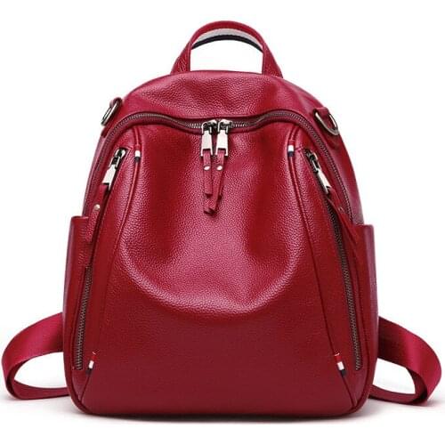 Women Canvas Backpack British Leather Style Lady Large Capacity Bags Double Quality Zipper School Laptop Bag Versatile Travel