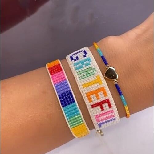 Pretty Bead Miyuki Bracelet Women Femme Mexican Winter Jewellery Friends Gift Pulseras